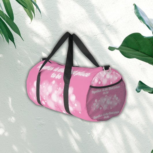 White Glow "Together is the Best place to Be" | Duffle Bag