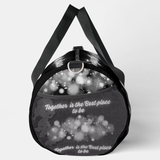 White Glow "Together is the Best place to Be" | Duffle Bag (Rechts)