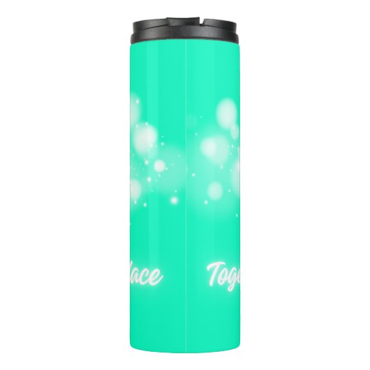 White Glow "Together is the Best place to Be" | Thermosbecher (Rückseite)