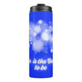 White Glow "Together is the Best place to Be" | Thermosbecher (Vorderseite)