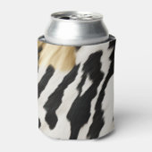 White Gold Black Südwest Cowhide Dosenkühler (Kanne Vorderseite)