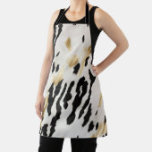 White Gold Black Südwest Cowhide Schürze (InSitu)