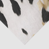 White Gold Black Südwest Cowhide Seidenpapier (Detail)