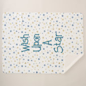 White Gold Blue wünscht sich nach einem Star Sherpadecke (Vorderseite (Horizontal))