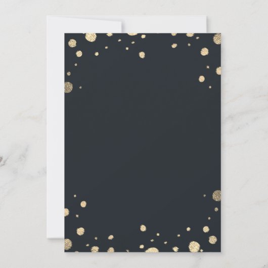 White Gold Blumenwettbewerb Hochzeit Probe Dinner Einladung (Rückseite)