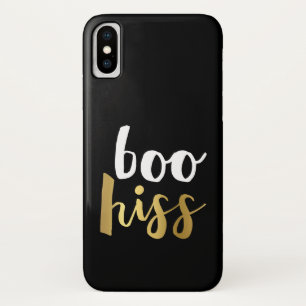 White & Gold Boo Hiss Case-Mate iPhone Hülle