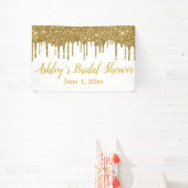 White Gold Brautparty Background Foto Messestand P Banner (InSitu)