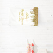 White Gold Brautparty Background Foto Messestand P Banner (InSitu)