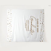 White Gold Class 2024 Abschluss Wandteppich (Vorderseite (Horizontal))