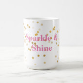 White Gold Confetti Kaffeetasse (Mittel)