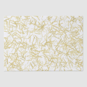 White Gold Confetti Musiknoten Geburtstag Seidenpapier