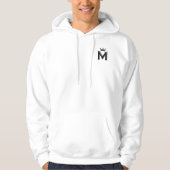 White & Gold Design Kollektion Hoodie (Vorderseite)