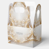 White Gold Floral Fevor Box Geschenkschachtel (Geöffnet)