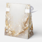 White Gold Floral Fevor Box Geschenkschachtel (Rückseite)