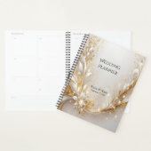 White Gold Floral Planner Planer (Anzeige)