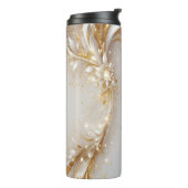 White Gold Floral Therbler Thermosbecher (Nach links gedreht)