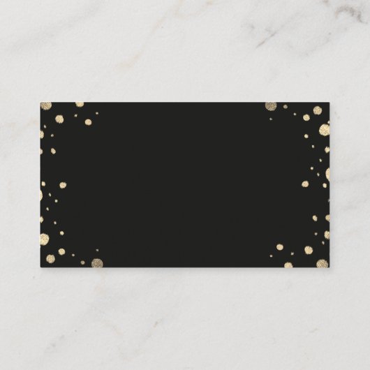 White Gold Floral Wreath Wedding Brautparty Begleitkarte (Rückseite)