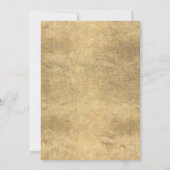 White gold flower bridal tea party Bridal Shower Einladung (Rückseite)