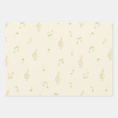 White Gold Glam Glitzy Birthday Geschenkpapier Set (Vorderseite 3)