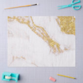 White gold glitter marble ceramic tile seidenpapier (Basteln)