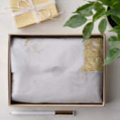 White gold glitter marble ceramic tile seidenpapier (Geschenk)