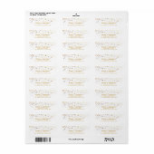White Gold Glitzer Sparkle Confetti Dots Modern (Vorne)
