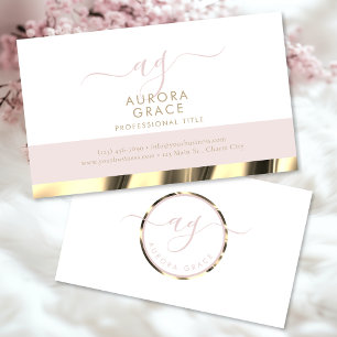 White Gold Grace Visitenkarte
