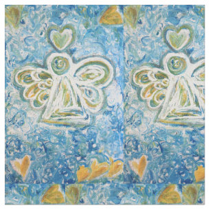 White Gold Guardian Angel Kunststoffe Stoff