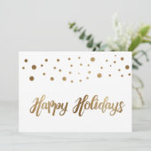 White Gold Happy Holidays Company Weihnachten (Stehend Vorderseite)