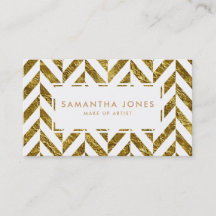 White Gold Herringbone-Muster bilden Künstler