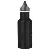 White Gold Initial Personalisiert Elegante Edelstahlflasche (Links)