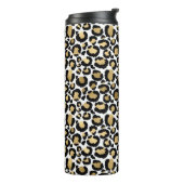 White & Gold Leopard Thermosbecher (Nach links gedreht)