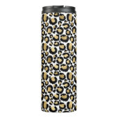 White & Gold Leopard Thermosbecher (Rückseite)