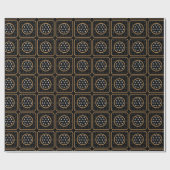 White Gold Lilie Geschenkpapier (Flach)
