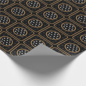 White Gold Lilie Geschenkpapier (Ecke)