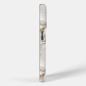 White Gold Lotus Blume Case-Mate iPhone Hülle (Rückseite / Rechts)