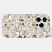 White Gold Lotus Blume Case-Mate iPhone Hülle (Rückseite (Horizontal))