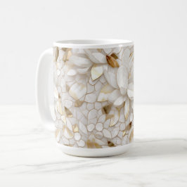 White Gold Lotus Blume Kaffeetasse