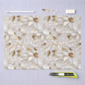 White Gold Lotus Blume Seidenpapier (Handwerk)