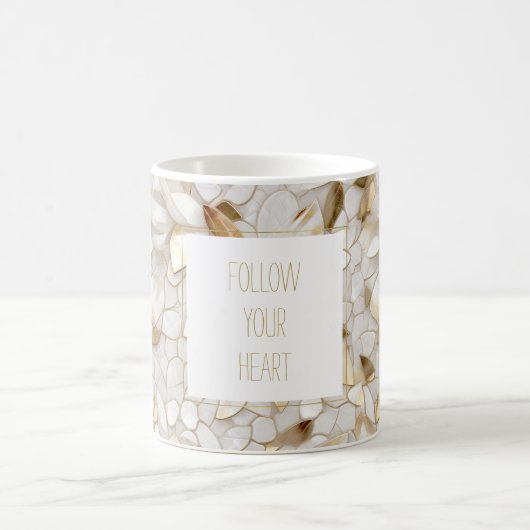 White Gold Lotus Blume Tasse (Mittel)