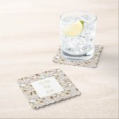 White Gold Lotus Blume Untersetzer (Vor Ort)