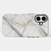 White Gold Marble Luxury Elegant Case (Rückseite (Horizontal))