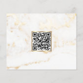 White Gold Marmor Makeup Artist Elegant Flye Flyer (Hinten)