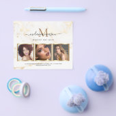 White Gold Marmor Makeup Artist Elegant Flye Flyer (Einzeln)