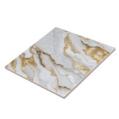 White Gold Modern Marbour Collection Fliese (Seite)