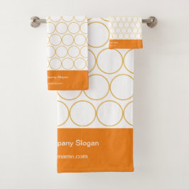 White Gold Monogram und Name Badezimmer Badhandtuch Set