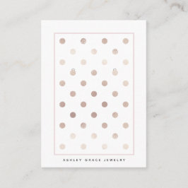 White Gold Pink mit der trendigen Grafikkarte Visitenkarte