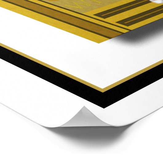 White Gold Poster (Ecke)