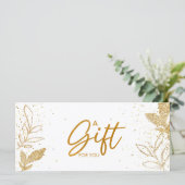 White Gold Salon Store Geschenkgutschein (Stehend Vorderseite)