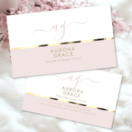 White Gold Serenity Visitenkarte